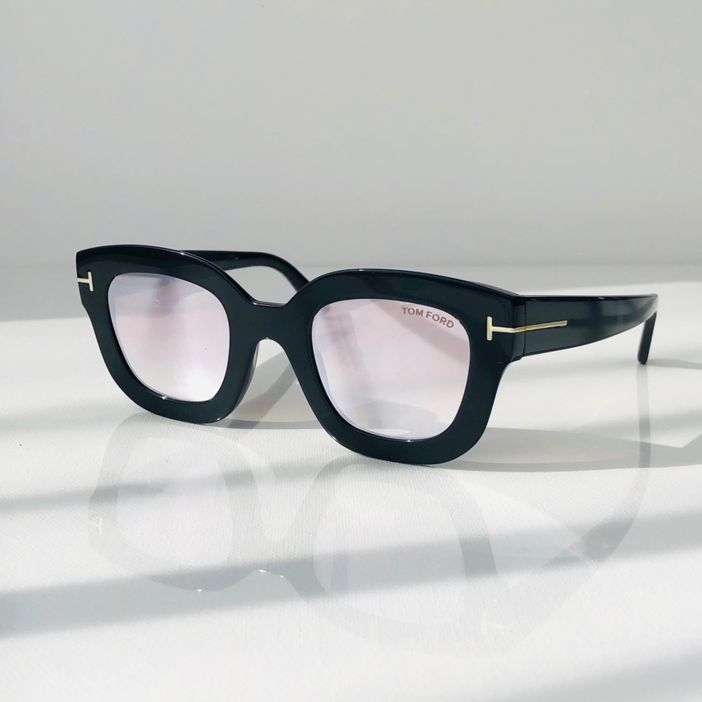 New TOM FORD Pia Black Square Sunglasses - Picture 6 of 16
